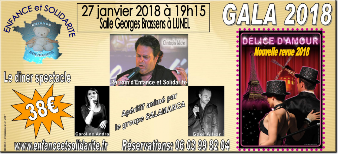 Notre Gala de charité  2018